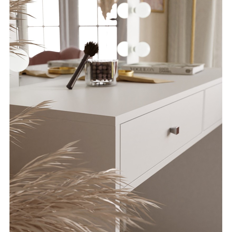 Schminktisch ELLIE mit Spiegel und Beleuchtung