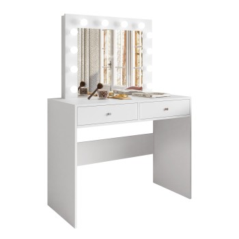 Schminktisch ELLIE mit Spiegel und Beleuchtung