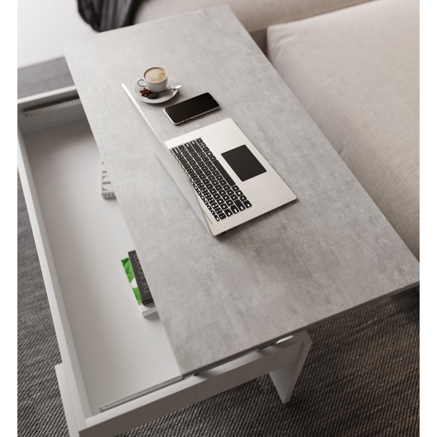 Ausklappbarer Couchtisch APERTO