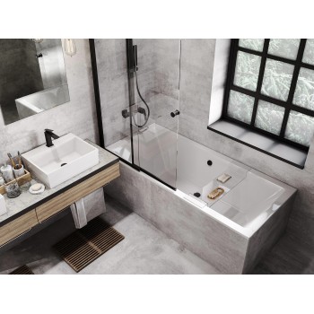 Rechteckige Badewanne AQUA SLIM