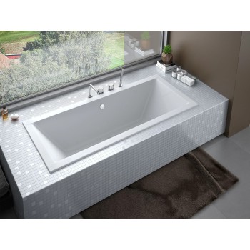 Rechteckige Badewanne AQUA SLIM