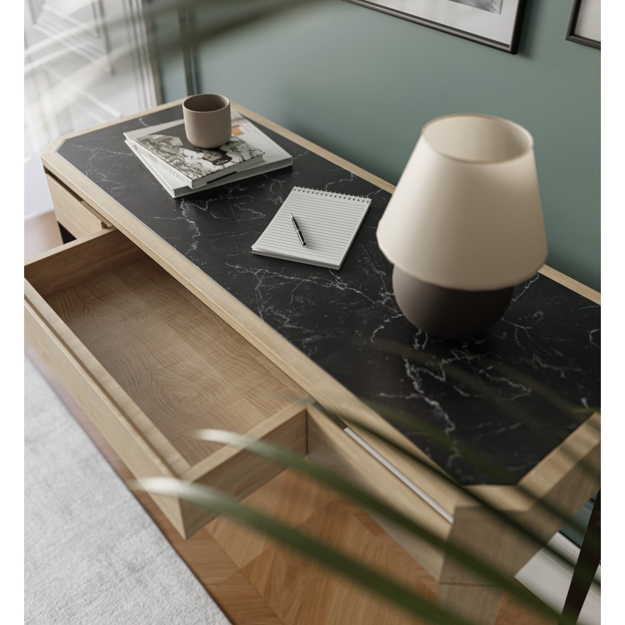 BERGEN Konsole aus massiver Eiche