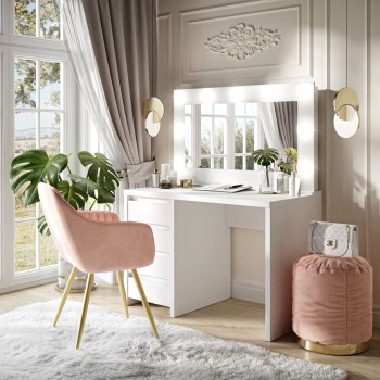 Schminktisch GLAMOUR Kristall