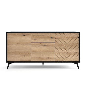 Dreitürige Kommode EVOKE KSZ154 mit Schubladen