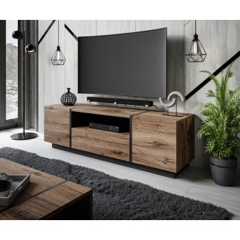 TV-Schrank ONYX LOFT 158 cm Flagstaff Eiche