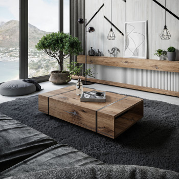 Couchtisch ONYX LOFT Flagstaff Eiche