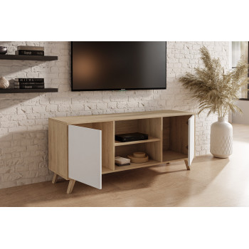 TV-Schrank CHICAGO II puccini Eiche weiß