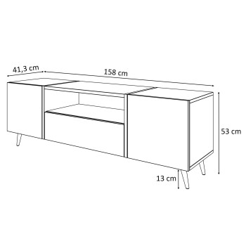 Möbelset ONYX LOFT auf Beinen
