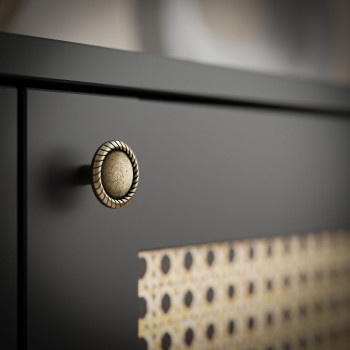 TV-Schrank VIENNA 3D mit Wiener Geflecht