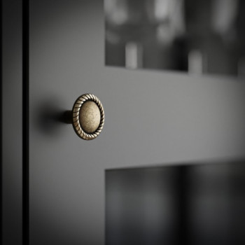 VIENNA 3D Vitrine mit Wiener Geflecht