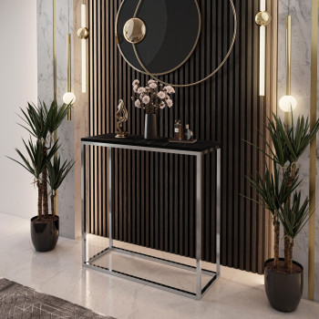 Konsolentisch MODERN GRIGIA CHROM 80/100 cm