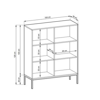 CORTADO schwarz-mattes Wohnzimmermöbel-Set