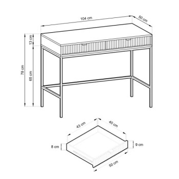 CORTADO schwarz-mattes Wohnzimmermöbel-Set