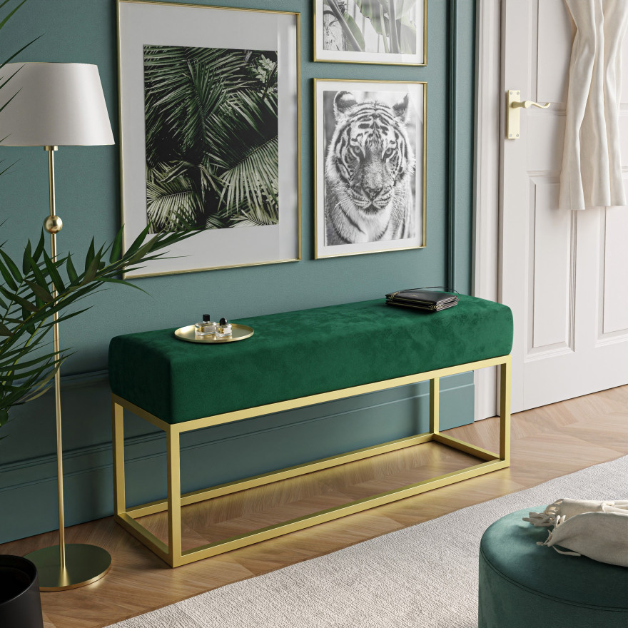 Polstersitzbank CANDY GOLD II French Velvet 658