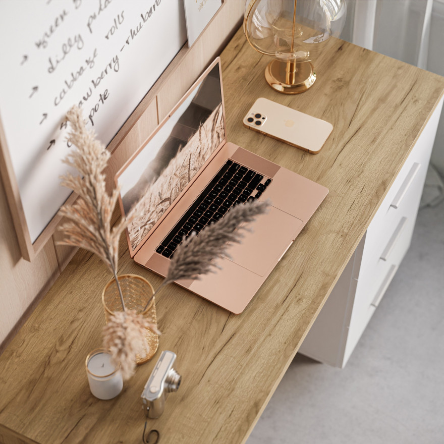 Schreibtisch KIM Eiche wotan