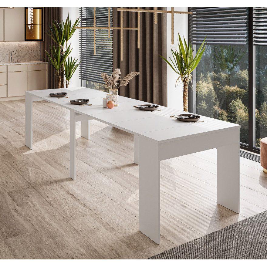 Tisch Konsole WHITE 50 - 302 cm