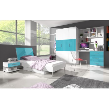 Jugendbett RAJ 3, Hochglanz