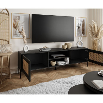 Wohnwand VIENNA mit Wiener Geflecht