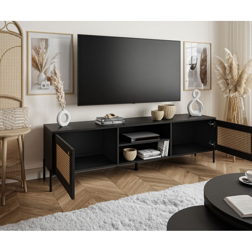 Wohnwand VIENNA mit Wiener Geflecht