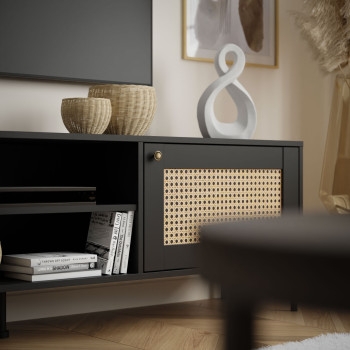 Wohnwand VIENNA mit Wiener Geflecht