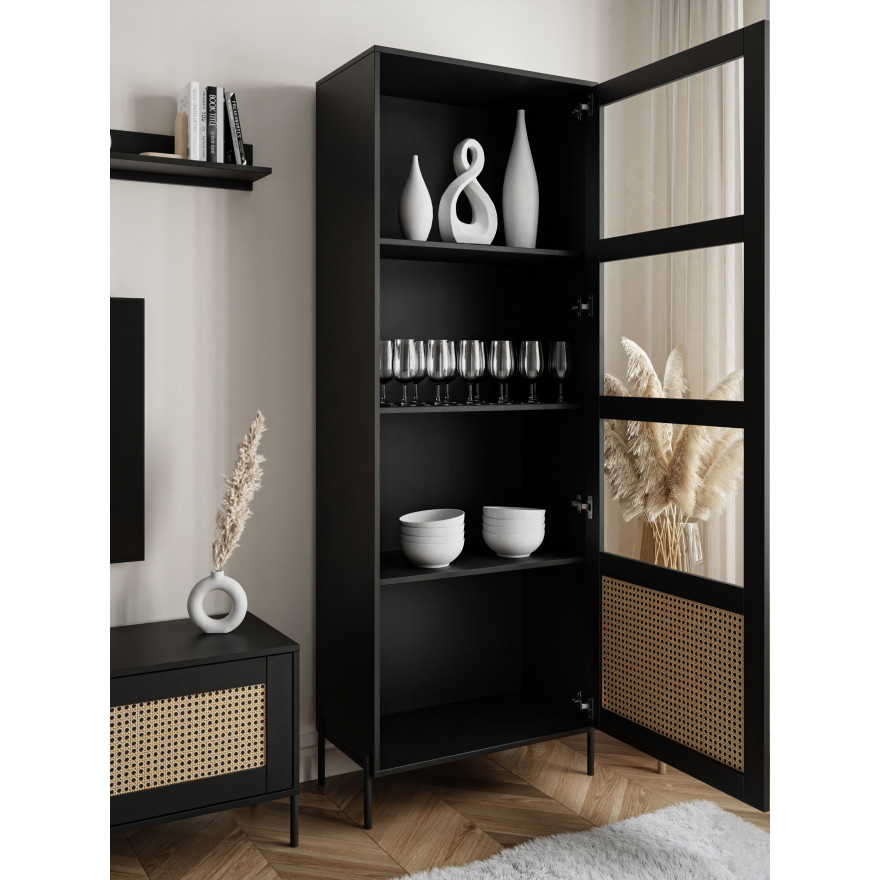 Wohnwand VIENNA mit Wiener Geflecht