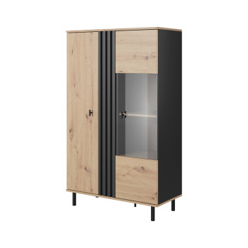 MADDIE Unterschrank Eiche artisan anthrazit MADDIE Unterschrank Eiche artisan anthrazit