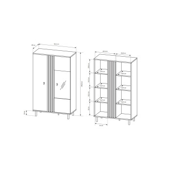 MADDIE Möbelset Eiche artisan