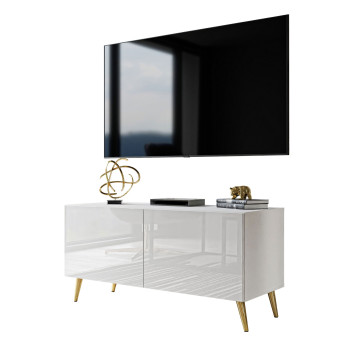 TV-Schrank AURA 100 Weiß hochglanz