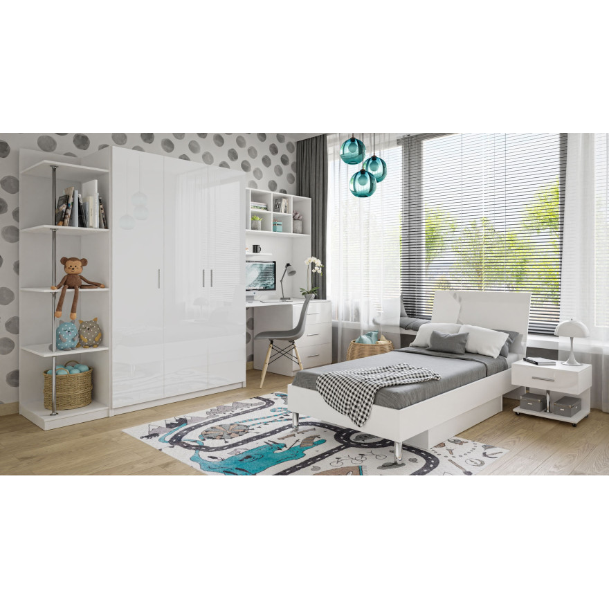 Schlafzimmermöbel Set KIDDO 3 Hochglanz