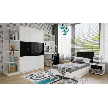 Schlafzimmermöbel Set KIDDO 3 Hochglanz