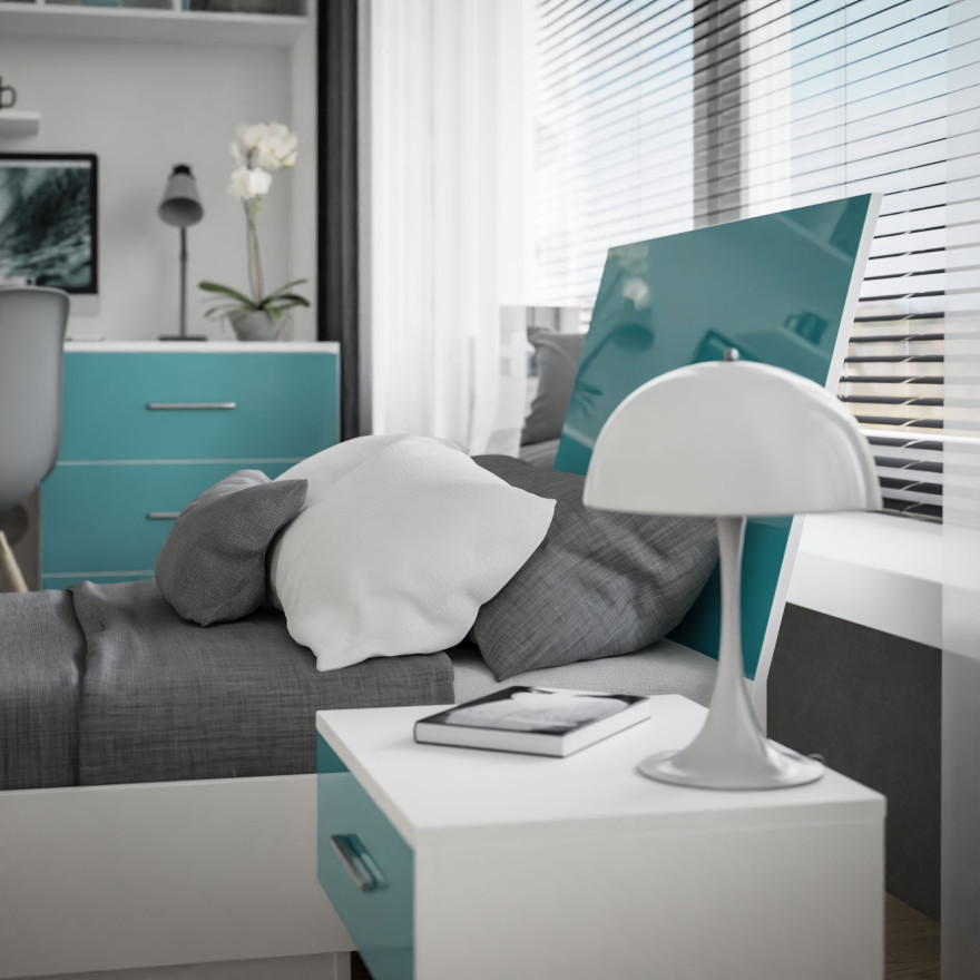 Schlafzimmermöbel Set KIDDO 3 Hochglanz