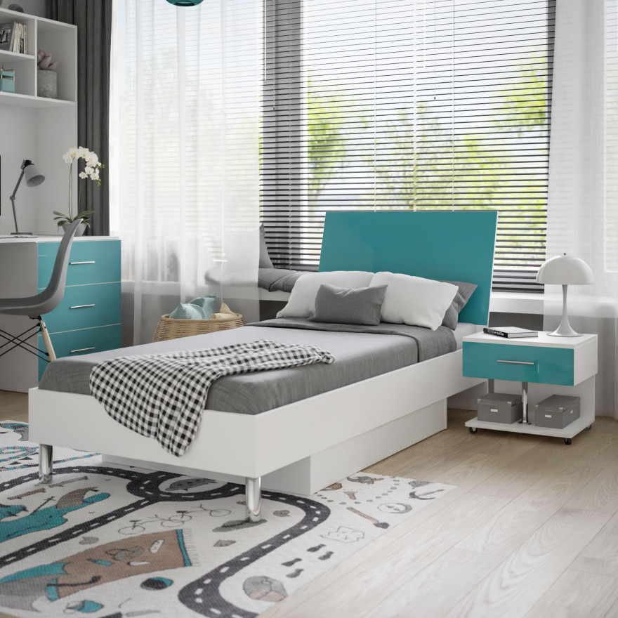 Schlafzimmermöbel Set KIDDO 3 Hochglanz