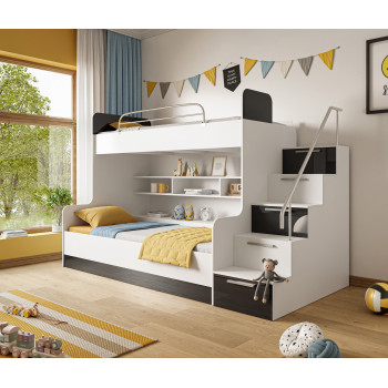 Kinderetagenbett KIDDO 2 Hochglanz