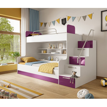 Kinderetagenbett KIDDO 2 Hochglanz