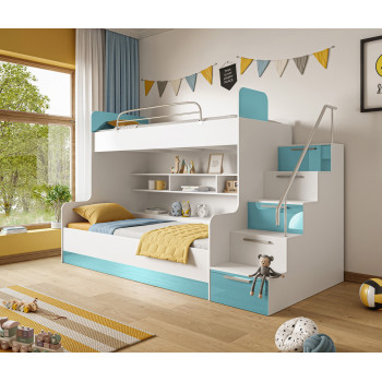 Kinderetagenbett KIDDO 2 Hochglanz