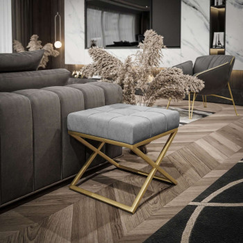 Hocker BELISSA GOLD II Jasmine 81
