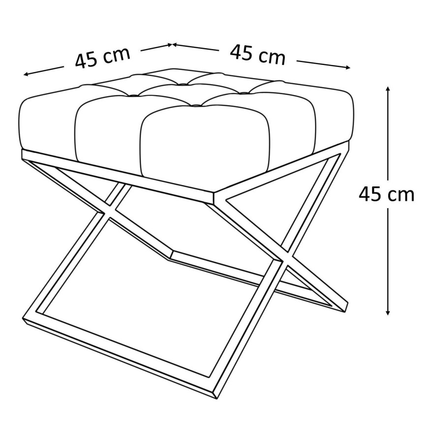 Hocker BELISSA GOLD II  Hocker BELISSA GOLD II