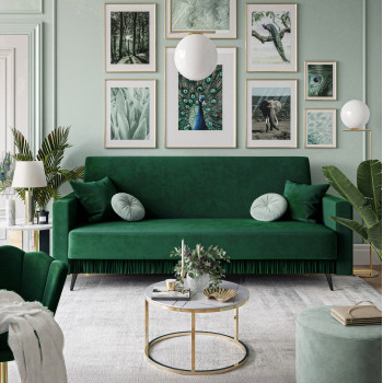 Gepolstertes Sofa VANITY mit Schlaffunktion