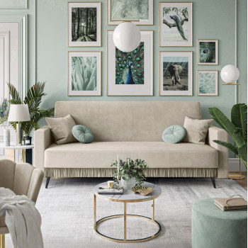 Gepolstertes Sofa VANITY mit Schlaffunktion