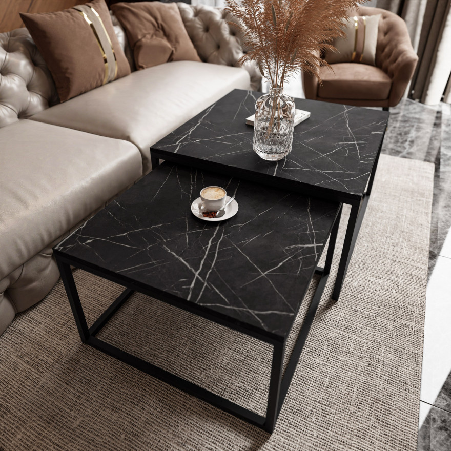 Couchtisch YOSHI GRIGIA 2in1