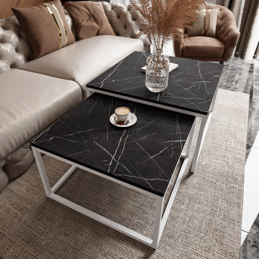 Couchtisch YOSHI GRIGIA 2in1