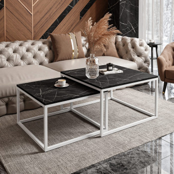 Couchtisch YOSHI GRIGIA 2in1