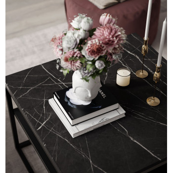 NOVA Couchtisch mit Ablage Grigia