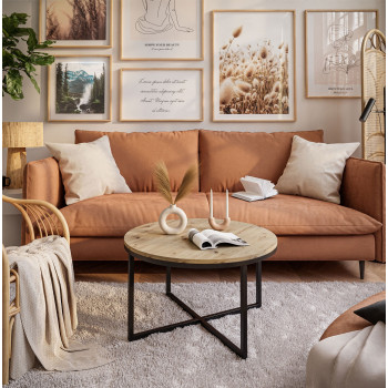 CIRI-X Runder Couchtisch Eiche wotan stirling CIRI-X Runder Couchtisch Eiche wotan stirling