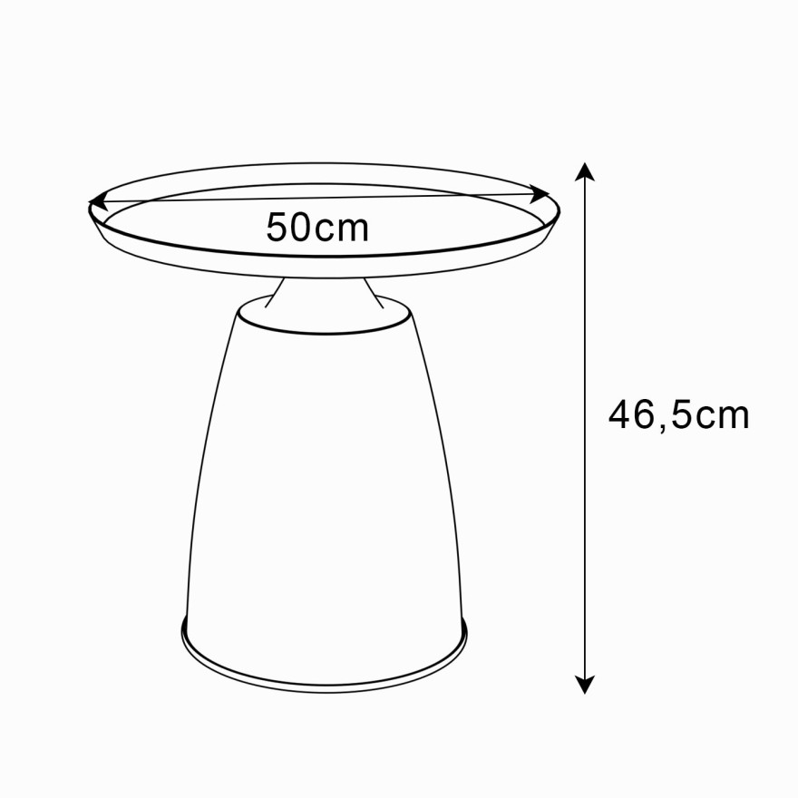 Runder Couchtisch VORTELLE