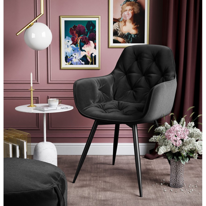 Möbelset ART - T-Klapptisch 150-198 und 4 Stühle