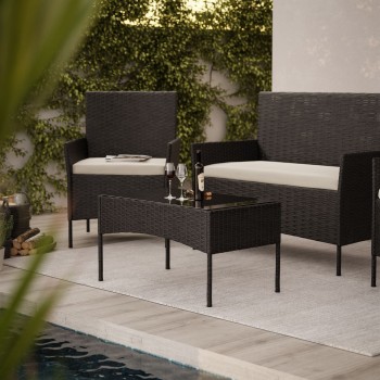 Rattan Möbel-Set PERGOLA