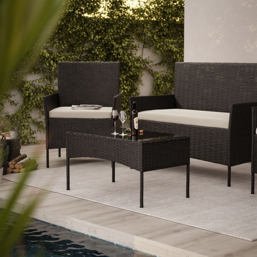 Rattan Möbel-Set PERGOLA