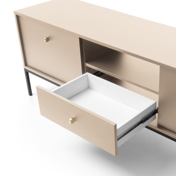 RTV-Schrank für TV DON BEIGE MRTV154 beige