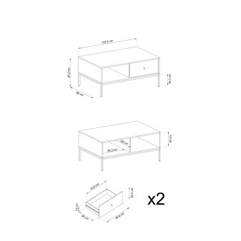 DON BEIGE ML104 beige Couchtisch